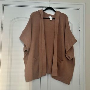 Aerie Oversized Hooded Sweater Cardigan NWT
